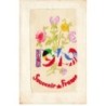 n°26307 - Fantaisie - Carte Brodée - Souvenir de France 1919 - Fleurs