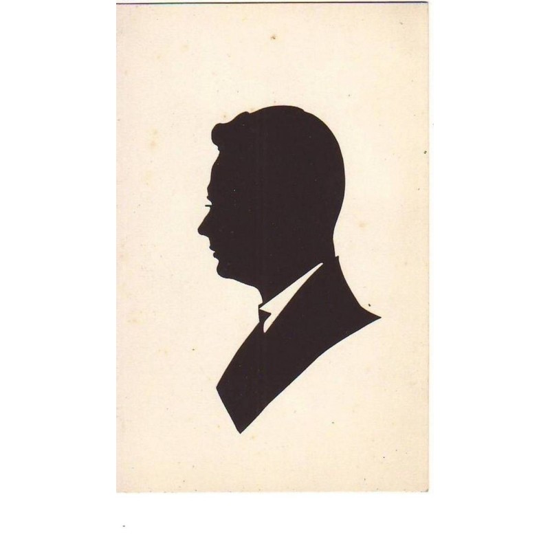 n°12801 - Silhouette d'un homme - Harry Nolden silhouettiste