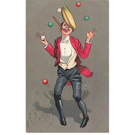 n°26347 - Fantaisie - Homme jonglant - Jongleur
