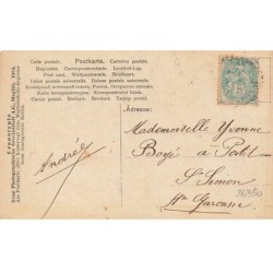 n°26350 - Enfant - Portrait d'une fillette portant une couronne de fleurs