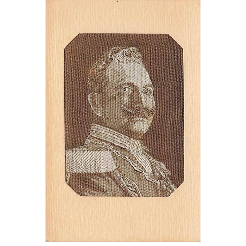 n°26354 - Fantaisie - Carte Tissée Soie - Wilhelm II - Guillaume II