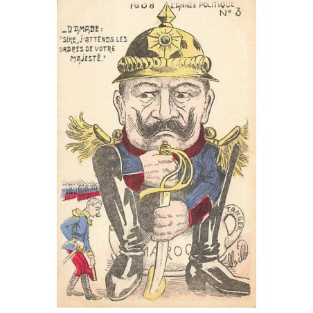 n°26356 - Polititque - Satirique - Mille - Guillaume II - 1908 l'Année Politique n°3