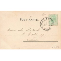 n°26364 - Fantaisie - Stroefer's Serie XXXIV n°3 - Jeune femme portant un peignoir avec un boa
