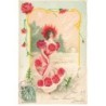 n°26370 - Fantaisie  - Jeune femme portant une robe chrysanthème
