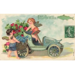 n°26377 - Carte Gaufrée -...