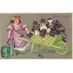 n°26383 - Carte Gaufrée -...