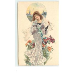 n°12816 - Jeune femme avec...