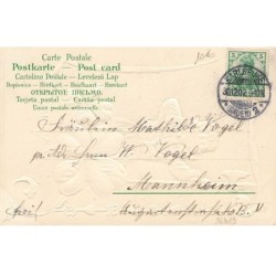 n°26419 - Carte Gaufrée - SER 4649 - Prosit Neujahr - Garçon sonnant dans une trompette