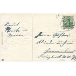 n°26420 - Carte Gaufrée - SER 265 - Prosit Neujahr - Jeune femme portant une petite fille