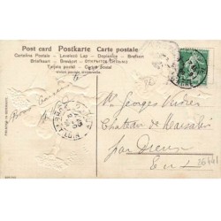 n°26441 - Carte Gaufrée - Fantaisie - SER. 742 - Enfants courrant