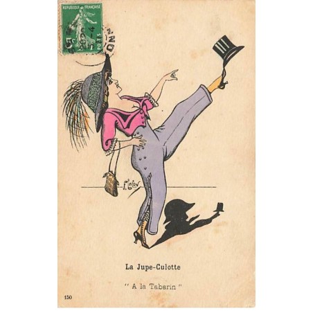 n°26457 - Illustrateur - L. Lafon - La Jupe-Culotte - A la Tabarin
