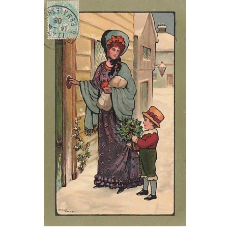 n°26505 - Illustrateur - MM Vienne 234 - Ethel Parkinson - Une femme et son garçon sonnant à une porte