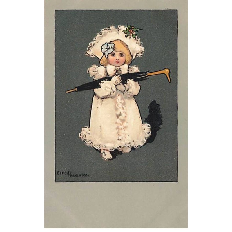 n°26506 - Illustrateur - MM Vienne 233 - Ethel Parkinson - Fillette portant un parapluie