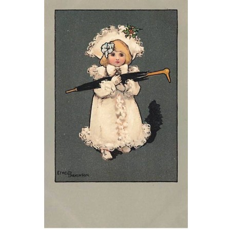n°26506 - Illustrateur - MM Vienne 233 - Ethel Parkinson - Fillette portant un parapluie