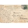 n°26523 - Carte Gaufrée - Pâques - Fröhliche Ostern - Lièvre habillé tombant d'une échelle