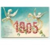n°12841 - Carte Gaufrée - Bonne année 1905 - Colombes