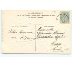 n°12841 - Carte Gaufrée - Bonne année 1905 - Colombes
