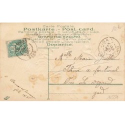 n°26537 - Carte Gaufrée - Joyeux Noël - Anges gardiens lisant