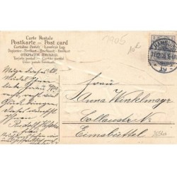 n°26540 - Carte Gaufrée - Nouvel An - Fillette mettant un éphéméride dans une brouette