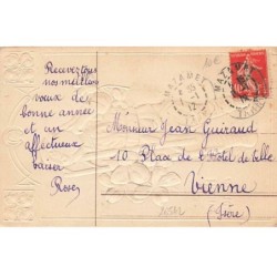 n°26542 - Carte Gaufrée - Nouvel An - Bonne Année - Ramoneur
