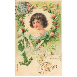 n°26547 - Carte Gaufrée -...