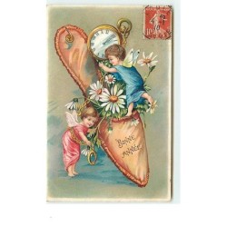 n°12844 - Carte Gaufrée -...