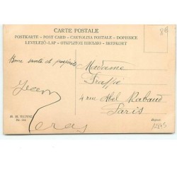 n°12845 - MM Vienne n°344 - Heureuse année - Fillette portant un panier rempli de roses jaunes - chien