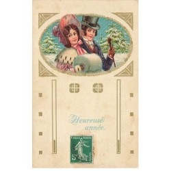 n°26572 - Carte Gaufrée -...
