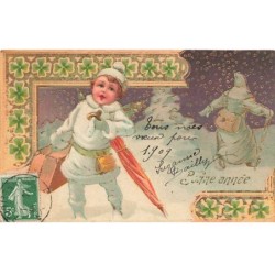 n°26577 - Carte Gaufrée -...