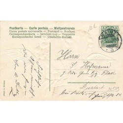 n°26579 - Carte Gaufrée - Pâques - Gesegnetes Osterfest - Anges chantant