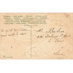n°26581 - Carte Gaufrée - 5677 - Hommes portant des bébés - J'ai longtemps formé le souhait de devenir un heureux père