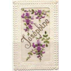 n°12853 - Carte Brodée -...