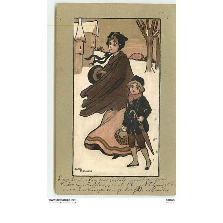 n°10307 - Carte Illustrateur - Ethel Parkinson - MM Vienne n°195 - Femme et Enfant