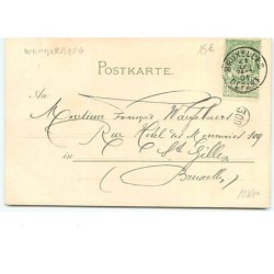 n°12870 - Wennerberg - Jeunes femmes autour d'un homme - Art Nouveau - Tennis