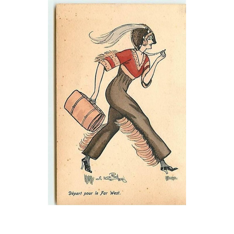 n°12871 - Naillod - Départ pour le Far West