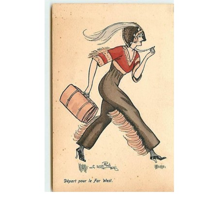 n°12871 - Naillod - Départ pour le Far West