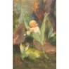 n°26606 - Illustrateur - Mili Weber - Enfant jouant avec une clochette de muguet
