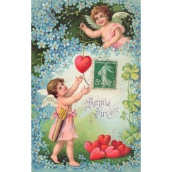 n°26632 - Carte Gaufrée -...