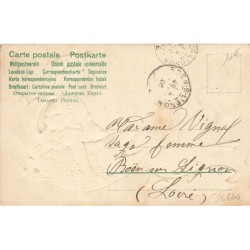 n°26640 - Carte Gaufrée - Clapsaddle - Fillette sur le dos d'un poisson