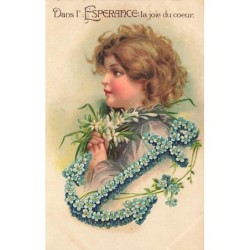 n°26641 - Carte Gaufrée -...