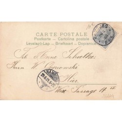 n°26644 - Fantaisie - Clapsaddle - Enfant de profil dans un cadre - Paillettes