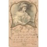 n°26645 - Fantaisie - Clapsaddle - Jeune fille lisant