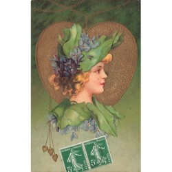n°26648 - Carte Gaufrée -...