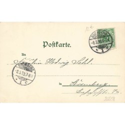 n°26658 - Fantaisie - Stroefer's Serie IV n°5360 - Jeune fille avec une robe en fleurs et tenant un éventail