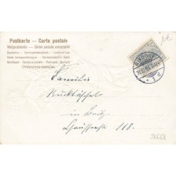 n°26668 - Carte Gaufrée - Nouvel An - Die besten Glückwunsche zum Jahres-wechsel 1905 - Anges