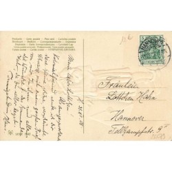 n°26679 - Carte Gaufrée - 7942 - Prosit Neujahr - Jeune fille noire tenant une lettre