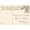 n°26696 - Carte Gaufrée - Serie 5058 - Joyeuses Pâques - Fillette marchant près d'un mouton