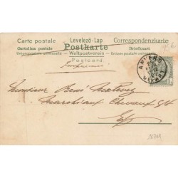 n°26701 - Fantaisie - Serie 8164 - Jeune femme nourrissant des colombes sous un arc-en-ciel