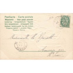 n°26703 - Carte Gaufrée - Serie 151 - Art Nouveau - Jeune femme assise