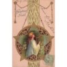 n°26737 - Clapsaddle - Heureux Noël - Ange gardien jouant de la lyre